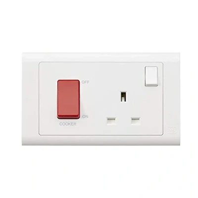Image of MK Essentials 45A DP Switch &amp; 13A Switched Socket