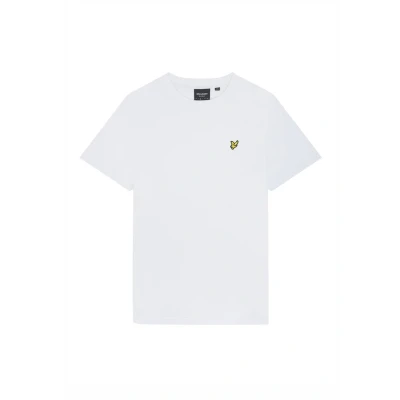 Image of Lyle &amp; Scott Basic Tshirt, Men&#039;s, Size: Small, White