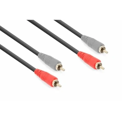 Image of VONYX 177.788 Professional Signal Cable 2x Male RCA to Phono Lead 6m