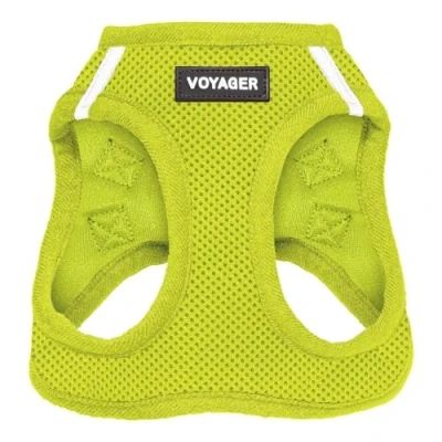Image of Best Pet Supplies Voyager Step In Air Dog Harness All Weather Mesh, Vest for Small and Medium Dogs by Lime Green (Matching Trim), XXXS (Chest: 9.5 10.5&quot; * Fit Cats)
