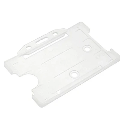 Image of ID Card It Rigid Identity Pass Badge Holder Clear