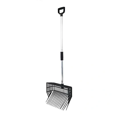 Image of Horka Dung Fork with Sides Lightweight Plastic Manure Stable Yard Equestrian New