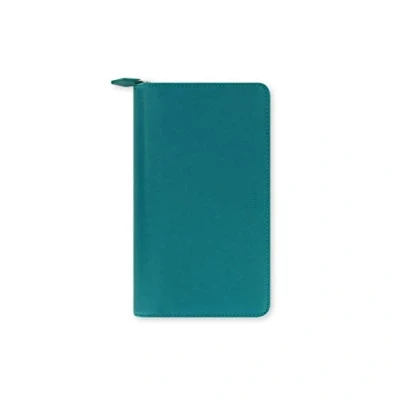 Image of Filofax Personal Compact Zip Saffiano Aquamarine Organiser