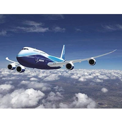 Image of IGHSNZUH Jigsaw Puzzles 1000 Pieces for Adults Boeing 747 8 Wooden Puzzle Leisure Toy Educational Intellectual Decompressing Game Home Decoration Art Gift (7550Cm)
