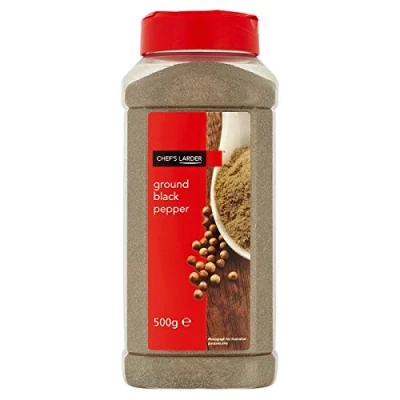 Image of Chef&#039;s Larder Ground Black Pepper 500g