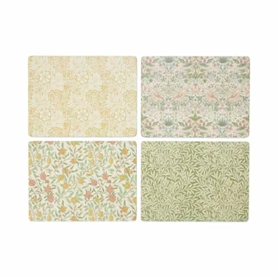 Image of Morris &amp; Co Simply Mixed Set of 4 Large Placemats