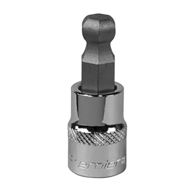 Image of Sealey Premier Ball End Hex Socket Bit 10mm 3/8&quot;Sq Drive