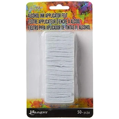 Image of Ranger Tim Holtz Alcohol Ink Applicator Felt Pads, White