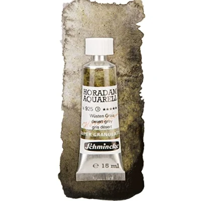 Image of Schmincke HORADAM® AQUARELL, super Granulation, 14 925 006 Desert Grey, 15 ml tube, very strong granulating tones, finest, watercolors