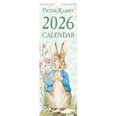 Image of Peter Rabbit Illustrated Slim Calendar 2026