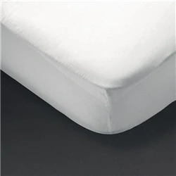 Image of Mitre Essentials Spectrum Fitted Sheet White Metric Single