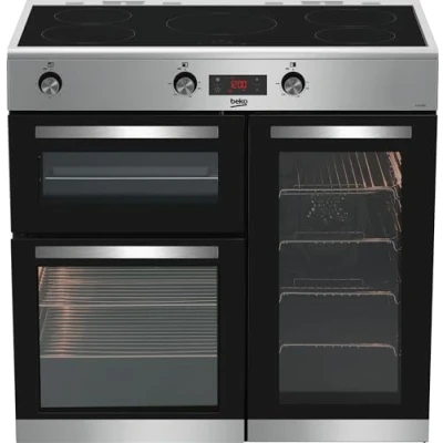 Image of BEKO KDVI90X 90 cm Electric Range Cooker Stainless Steel, Steel