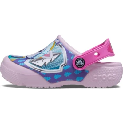 Image of Crocs Boy&#039;s Unisex Kids FL Paw Patrol Patch Clog T, Ballerina Pink, 4 UK Child