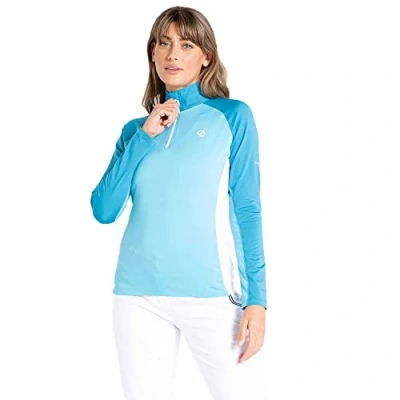 Image of Dare2b Involved II Womens Core Strech for Ski, Hiking and Trekking Recycled warm backed stretch fabric, Quick drying, Grown on hood full zip