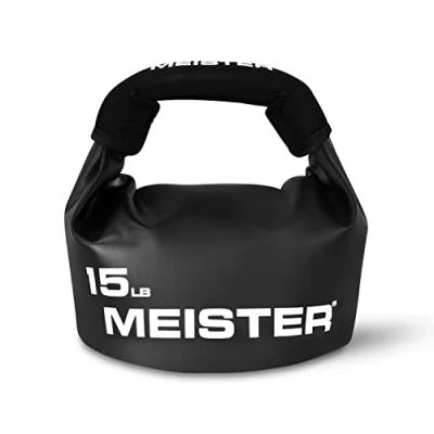 Image of Meister BEAST Portable Sand Kettlebell Soft Sandbag Weight 15lb / 6.8kg Black