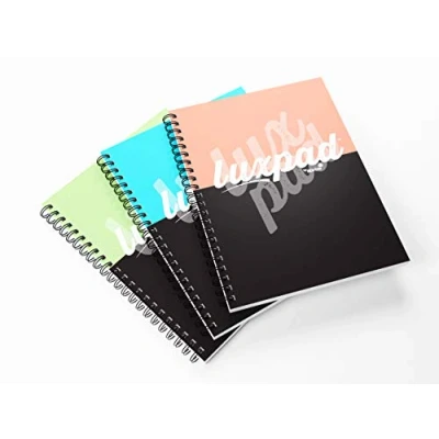 Image of Silvine Luxpad Fashion A4+ Flexi Notebook 5mm Dot Grid (200 Pages) Mixed Pack of 3