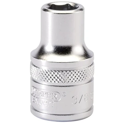 Image of Draper 6 Point Imperial Socket, 1/2&quot; Sq. Dr., 3/8&quot;