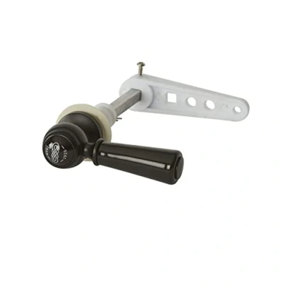 Image of Milano Elizabeth Traditional Bathroom Toilet WC Cistern Flush Lever Ceramic Handle Black