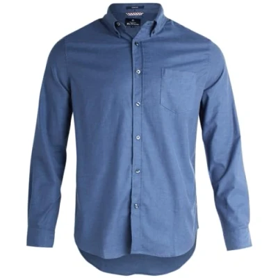 Image of Ben Sherman Men&#039;s Button Down Shirt Classic Fit Long Sleeve Casual Dress for Men (S XL), Dark Blue, Medium