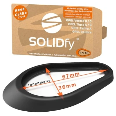 Image of SOLIDfy® Seal roof antenna for OPEL Calibra, Vectra B, C GTS, Astra G CC, Tigra Twintop, Zafira A installation without removing the base