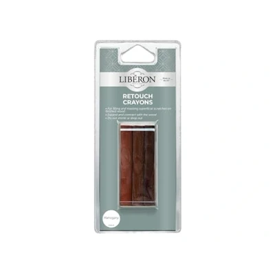Image of LIBERON RETOUCH CRAYONS 3 PACK MAHOGANY