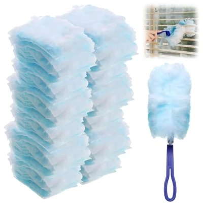 Image of Ninnyi 30PCS Dust Magnet Refills with Handle, Duster Refill for Flash Pledge and Swiffer