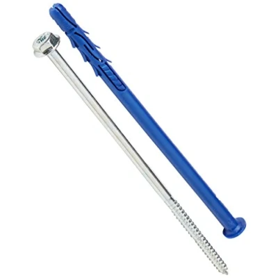 Image of Rawlplug R FF1 N 10K200 10 x 200 mm Frame Fixing Countersunk Plug with Collar (25 pieces)