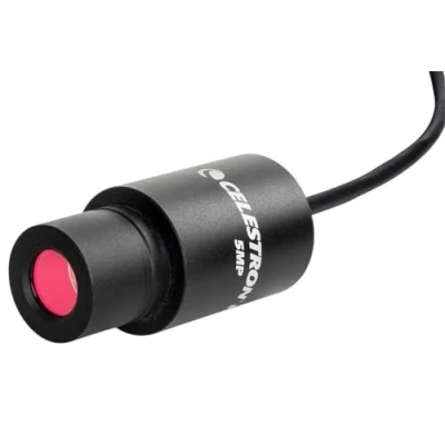 Image of Celestron 44422 Digital USB HD Microscope Imager, 5MP CMOS Sensor, Mac &amp; Windows Compatible, Black