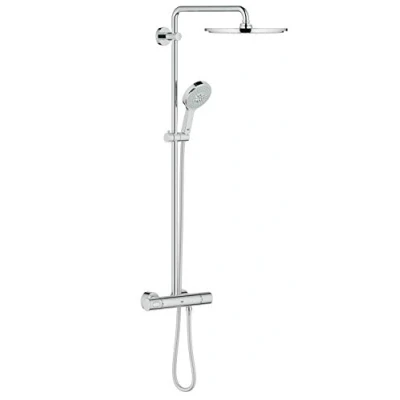 Image of GROHE Rainshower System Shower with Thermostat for Wall Mounting Chrome 27966000