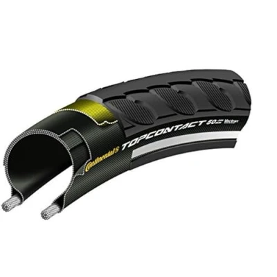 Image of Continental Top Contact II Fold Reflex Bike Tire, Black, 700cm x 47
