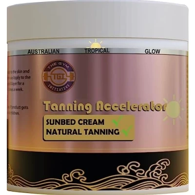 Image of Tanning Accelerator Sunbed Cream 200ML Intense Bronze Effective in Sunbeds &amp; Outdoor Sun, Achieve a Natural Tan with Ingredients