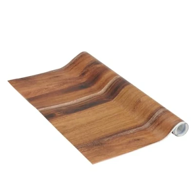 Image of Venilia Wood Effect Adhesive Film, Rustic Oak, Decorative Grain Furniture Pattern Self 45 cm x 3 m, 95 µm (Thickness: 0.095 mm), 53155