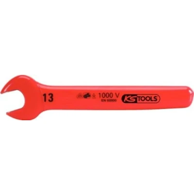 Image of KS Tools 117.1513 Insulated open ended spanner, 13mm