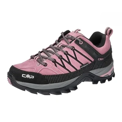 Image of CMP Women&#039;s Rigel Low Wmn Trekking Shoes Wp Walking, Lead Blush, 4 UK
