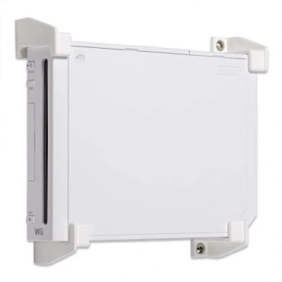 Image of P3D Lab Wall Mount for Nintendo Wii Game Console, White 3 Years Warranty Made in UK