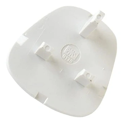 Image of Merriway BH06441 (20 Pcs) Socket 13 Amp Safety Blanking Plug White Pack of 20 Pieces
