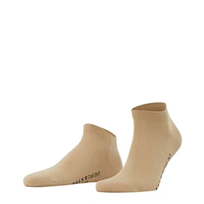 Image of 1 Pair Sand Cool 24/7 Cotton Sneaker Socks Men&#039;s 10 11 Mens Falke