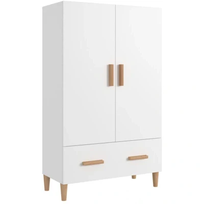 Image of vidaXL Highboard White 70x31x115 cm Engineered Wood