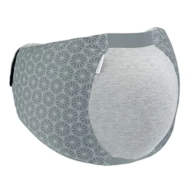 Image of Babymoov Dream Belt pregnancy support belt, the wearable sleep pillow, Dotwork Grey, L/XL