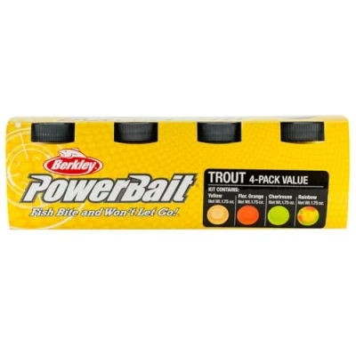 Image of Berkley PowerBait Trout Bait Assortment 50g, Fishing Hook, Dough, Spinfishing, Trout, Unisex, Assorted
