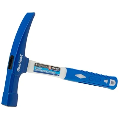 Image of Blue Spot Tools 26566 Fibreglass Brick Hammer, Blue, 24 oz