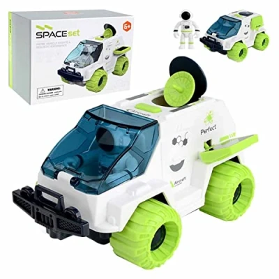 Image of Voiakiu Space Toys for Kids, Boys Shuttle Adventure Astronaut Toys, Spaceship Rocket Rover Toy with Light Sound Playset Children, and Teens