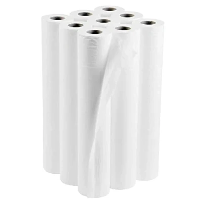 Image of White Couch Rolls / Hygiene 2 ply Laminated Embossed 50cm (20&quot;) x 40 Metres 500mm 3