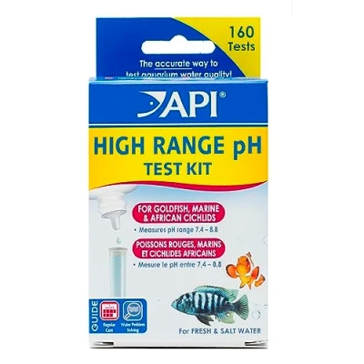 Image of API HIGH RANGE PH Test Kit 160 Freshwater and Saltwater Aquarium Water
