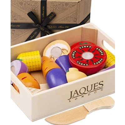 Image of Jaques of London Let’s Pretend play food Perfect Wooden sets for children Toys 1 2 3 4 5 Year Olds since 1795
