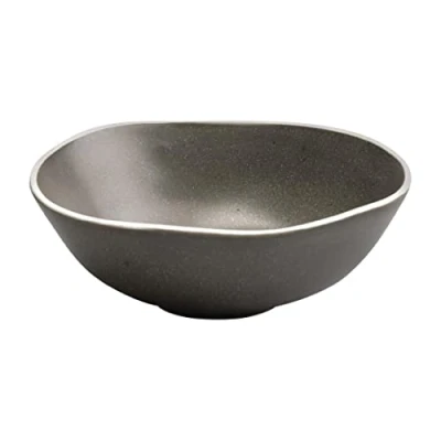 Image of Olympia Chia Bowls in Charcoal Porcelain 155(пїЅ) mm 455 ml 16 Oz 6 pc