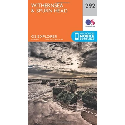 Image of Explorer 292 Withernsea &amp; Spurn Head Map With Digital Version