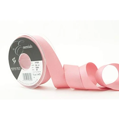 Image of Berisfords Grosgrain, Polyester, Dusky Pink, 25mm