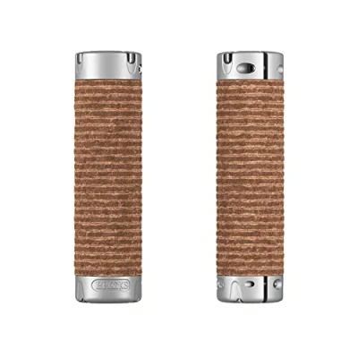 Image of Brooks Plump Leather Grips (130 + 130 mm) Honey New22 Unisex Adult Handlebar, Bronze, Standard