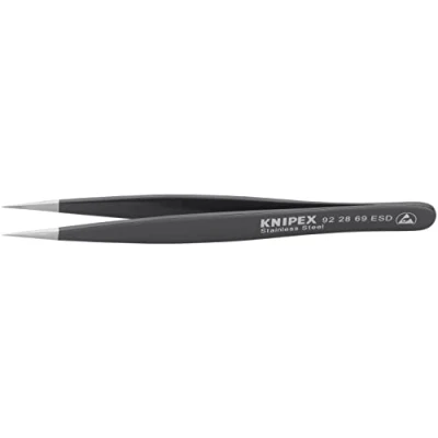 Image of KNIPEX Tools Precision Tweezers, ESD (922869ESD)